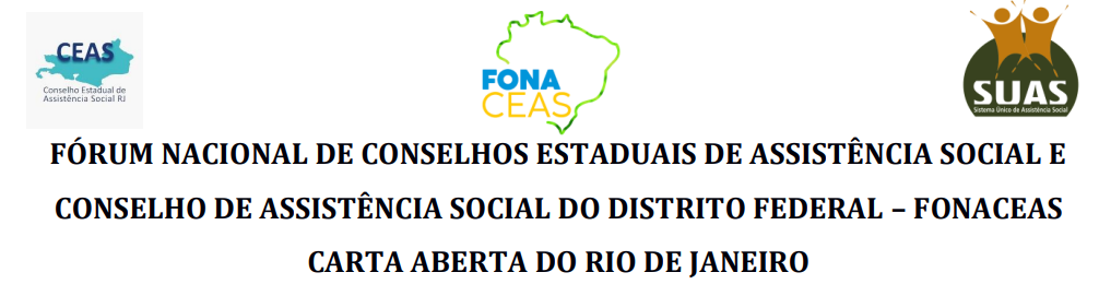 Carta Rio de Janeiro